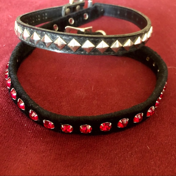 🐶 Two doggie-cats collars / 16” and 17” - Picture 3 of 4